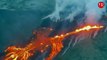 WATCH: Aerial footage of sprawling red-hot lava in Iceland