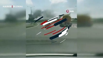 Ankara Çevre Yolu’nda korku dolu anlar! Tır alev topuna döndü