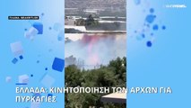 Ελλάδα: Μεγάλη κινητοποίηση των αρχών για την κατάσβεση πυρκαγιών