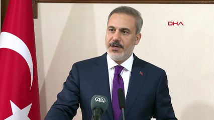 Le ministre des Affaires étrangères Hakan Fidan a pris la parole lors de la cérémonie de commémoration du 15 juillet