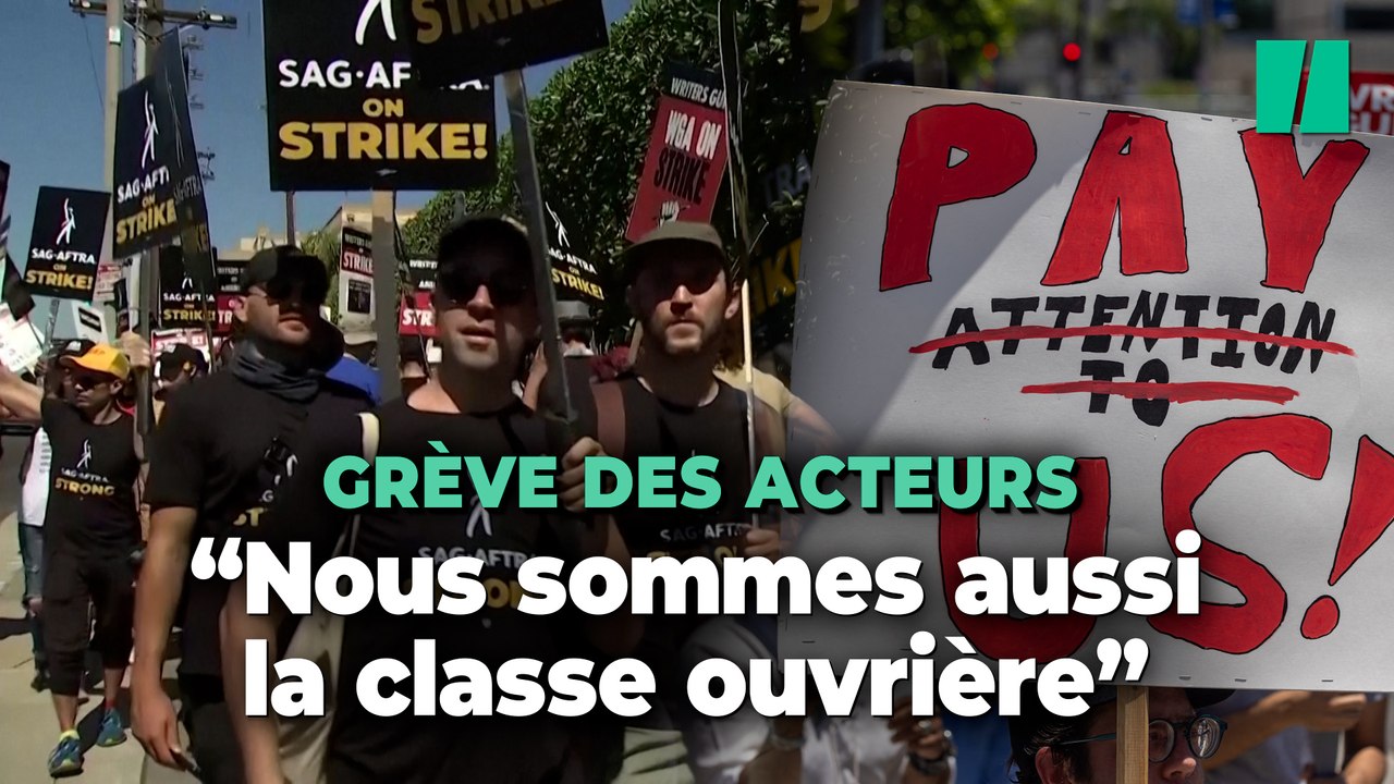 Grève à Hollywood : « Nous sommes aussi la classe ouvrière » protestent les acteurs à Los Angeles