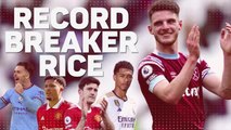 Record-breaker Rice: Can new Arsenal man eclipse previous English mega moves?