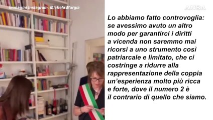 Michela Murgia si e' sposata: "Ma non fatemi gli auguri"