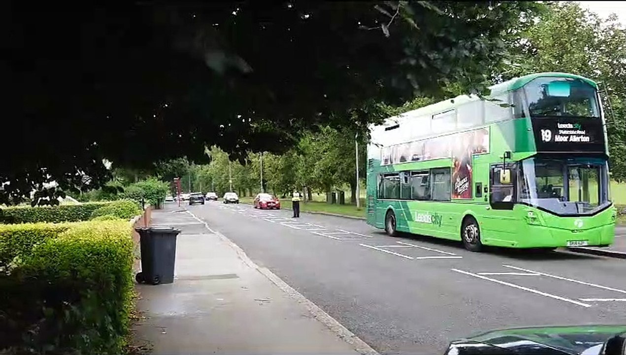 Stonegate Road Meanwood Police direct traffic after incident on busy
