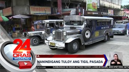 Manibela, nanindigang tuloy ang tigil-pasada | 24 Oras Weekend