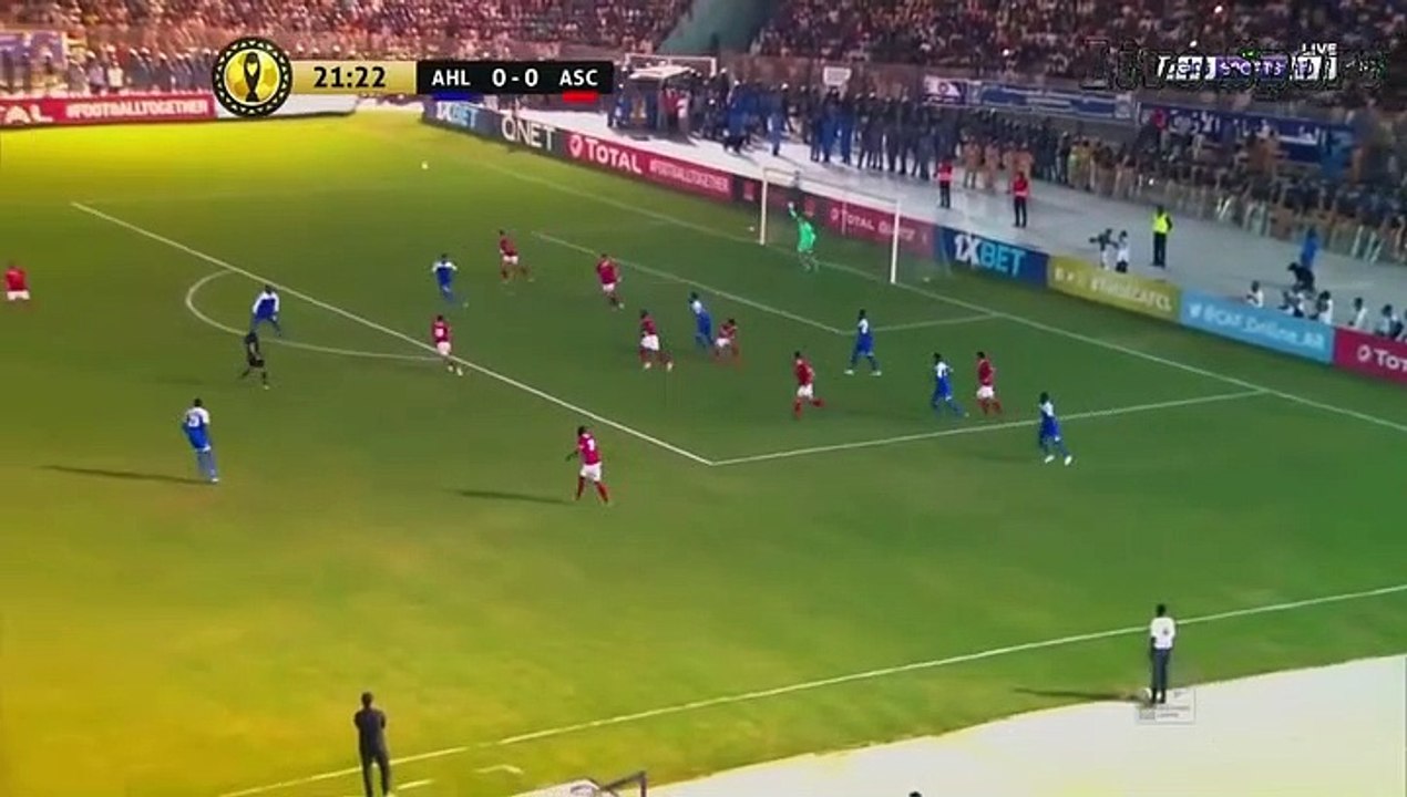 الشوط الاول من مباراة االاهلي المصري و الهلال السوداني 1/1 دوري ابطال افريقيا 2020م