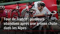 Tour de France : plusieurs abandons après une grosse chute dans les Alpes