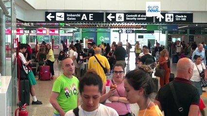 En Italie, plus de mille vols annulés en raison d'une grève dans les aéroports