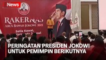 Presiden Jokowi Ingatkan Pemimpin Indonesia Berikutnya Harus Bekerja Keras