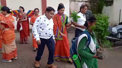 Flowering plants planted by All India Varshi Digambar Jain