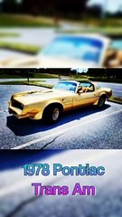 1978 Pontiac Trans Am .  Classic muscle cars show. سيارات كلاسيكيه