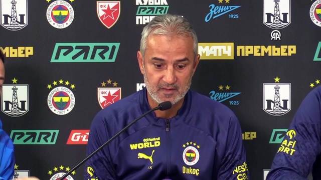 ST PETERSBURG - Fenerbahçe - Kızılyıldız maçının ardından - İsmail Kartal