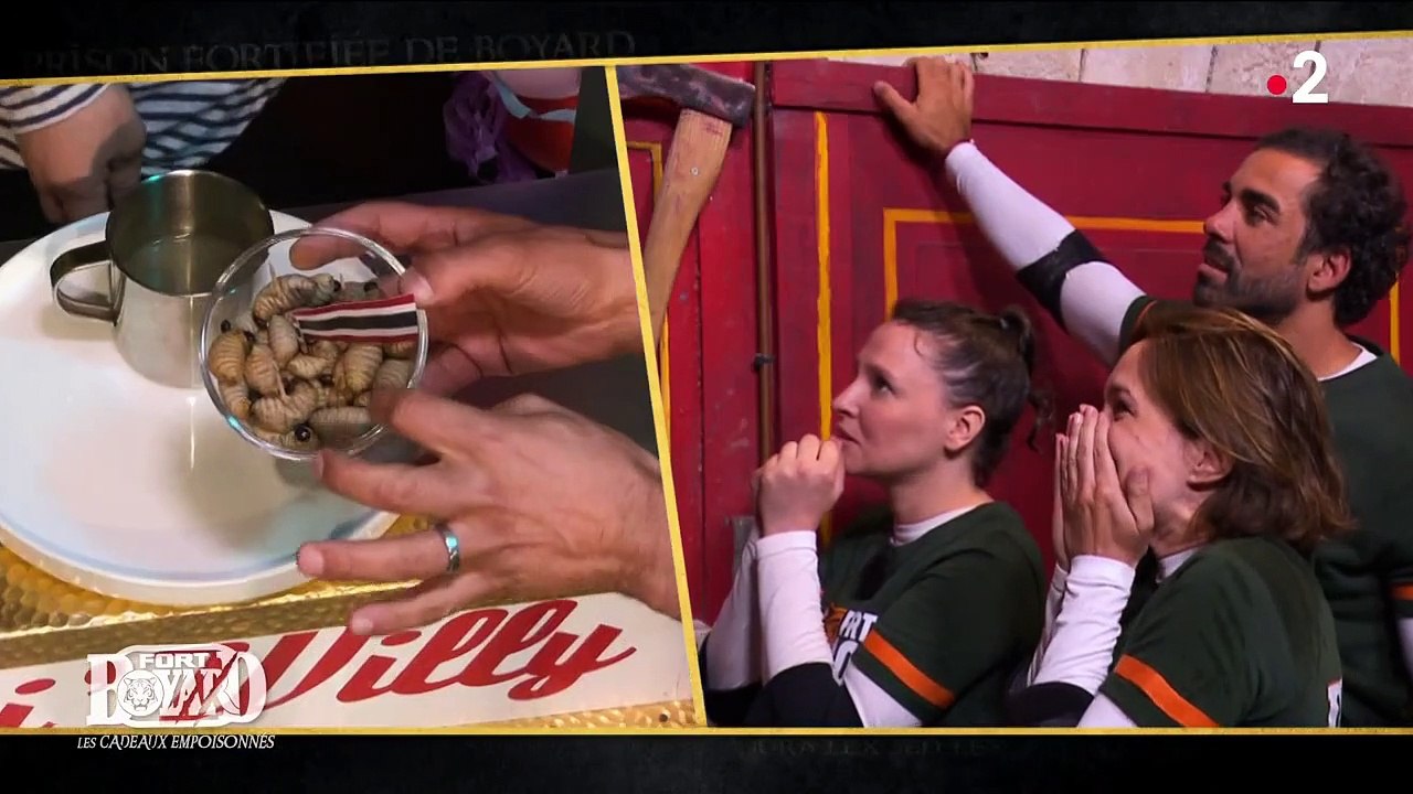 Paul de Saint-Sernin dans "Fort Boyard" le samedi 1er juillet 2023 sur France 2.