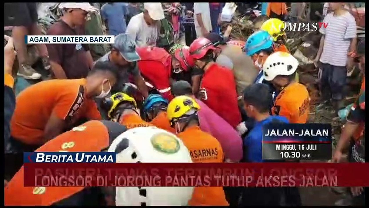 Tim SAR Temukan Pasutri Tewas Tertimbun Longsor di Kabupaten Agam