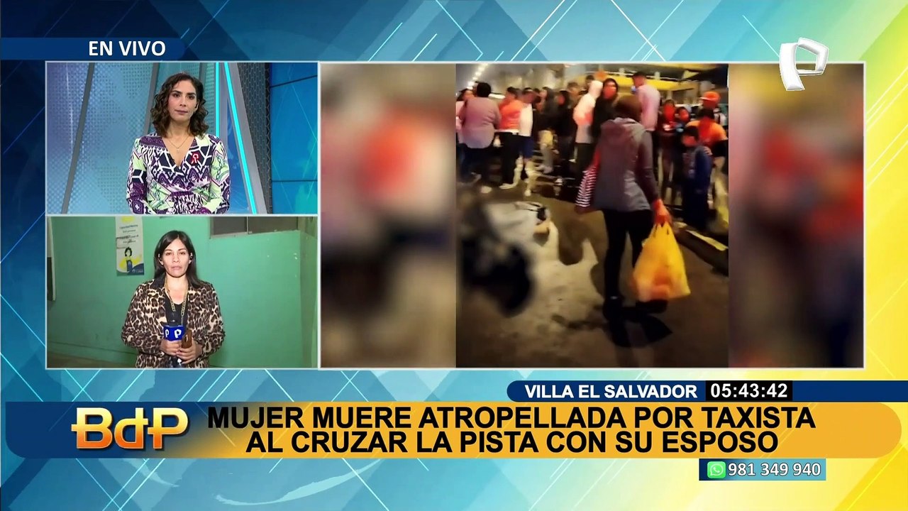 Mujer de la tercera edad muere atropellada por un taxista en VES
