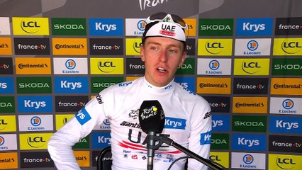 Tour de France 2023 - Tadej Pogacar : "We tried... it didn't work too well, we'll see the next few days"