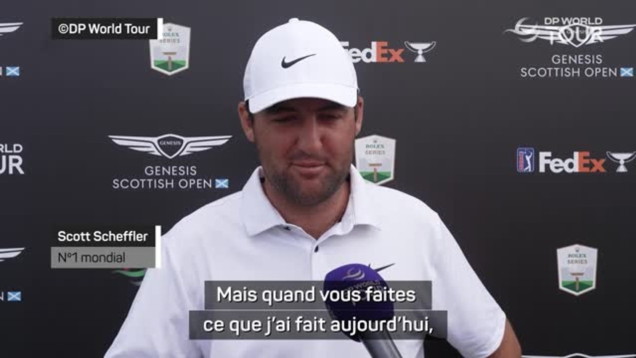 Scottish Open - Scheffler : “Je me suis accroché”