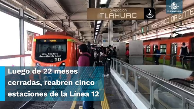 Reabren primera parte del tramo elevado de L12