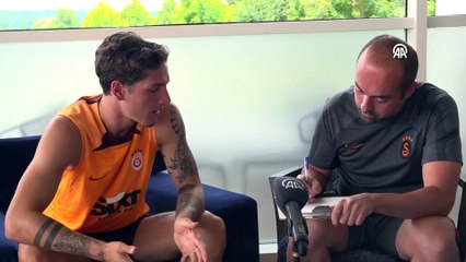 Galatasaray'ın yıldız futbolcusu Nicolo Zaniolo, AA'ya konuştu (1)