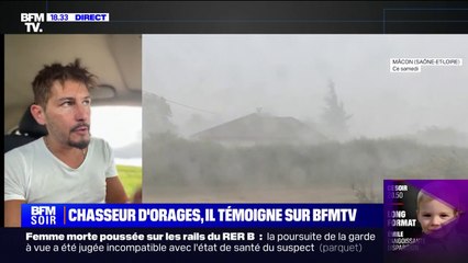 Jura: "Un orage très fort qui a fait des dégâts", raconte le chasseur d'orages Nicolas Gascard