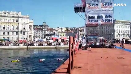 Trieste, tuffatori dalle grandi altezze arrivati da tutto il mondo per il Cliff Diving