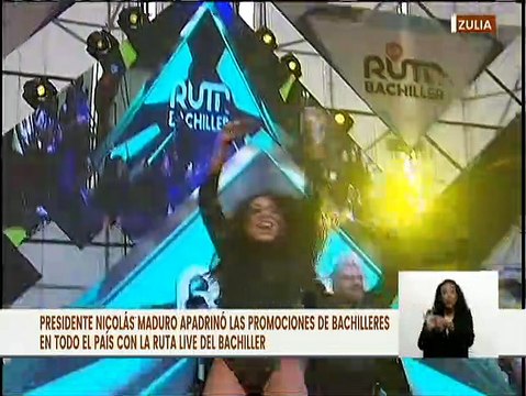 Jóvenes zulianos agradecen al Pdte. Nicolás Maduro por garantizar la Ruta Live del Bachiller 2023