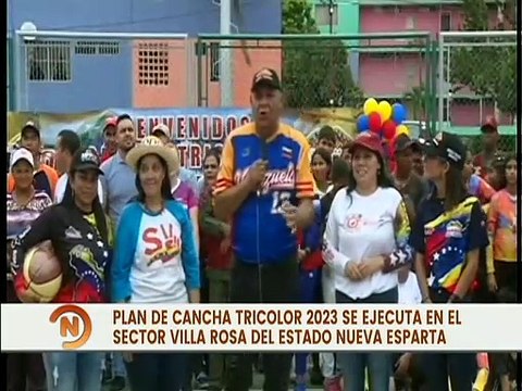 Nueva Esparta | Plan Cancha Tricolor recupera espacios recreativos del sector Villa Rosa