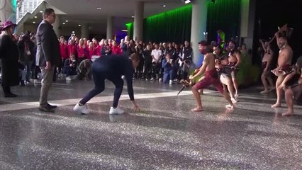 World Cup teams receive traditional Maori welcome in Auckland
