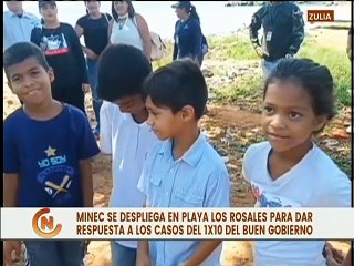 Minec orientó a las mesas de trabajo en Playa Los Rosales en respuesta del 1x10 del Buen Gobierno