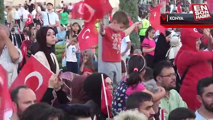 Meydanlarda 15 Temmuz'u anma etkinlikleri