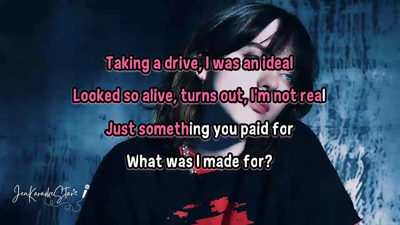 KARAOKE Billie Eilish - What Was I Made For ?