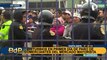 Se registran disturbios en primer día de paro de comerciantes del Mercado Mayorista en Santa Anita