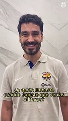 Gundogan elige a sus tres compañeros ideales en el Barça
