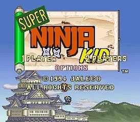 Super Ninja-kun online multiplayer - snes