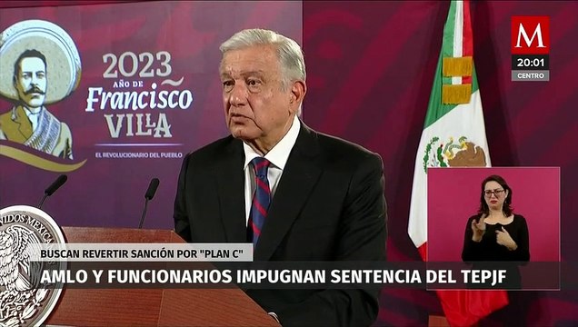 López Obrador, su vocero y funcionarios, impugnan sentencia del TEPJF por ‘Plan C’