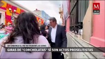 INE no frenará las giras de 'corcholatas' de Morena