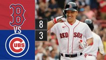 Resumen Medias Rojas de Boston vs Cachorros de Chicago | MLB 14-07-2023