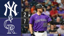 Resumen Yankees de Nueva York vs Rockies de Colorado | MLB 14-07-2023