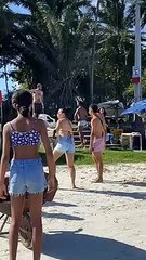 O "pau comeu" em praia baiana neste sábado; assista