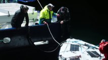 SA fishermen help rescued sailor retrieve damaged yacht from ocean