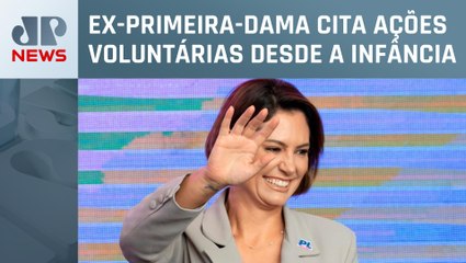 Michelle Bolsonaro fala em "desejo no coração de chegar à Presidência"