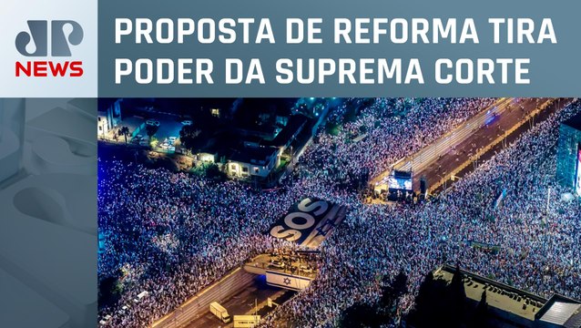 Israel tem novos protestos contra reforma judicial do país
