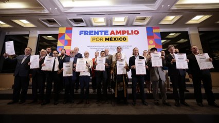 Inicia la segunda etapa en el Frente Amplio por México con la recolección de firmas para elegir candidato único
