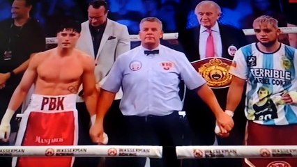 Gabriel Corzo perdió por puntos ante Kelly