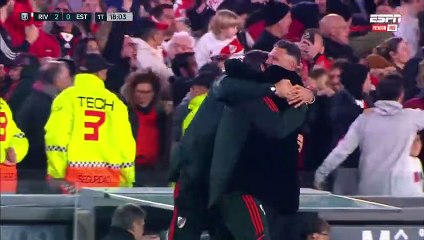 El gol de De la Cruz, con el que River comenzó a asegurar la victoria y el título anticipado