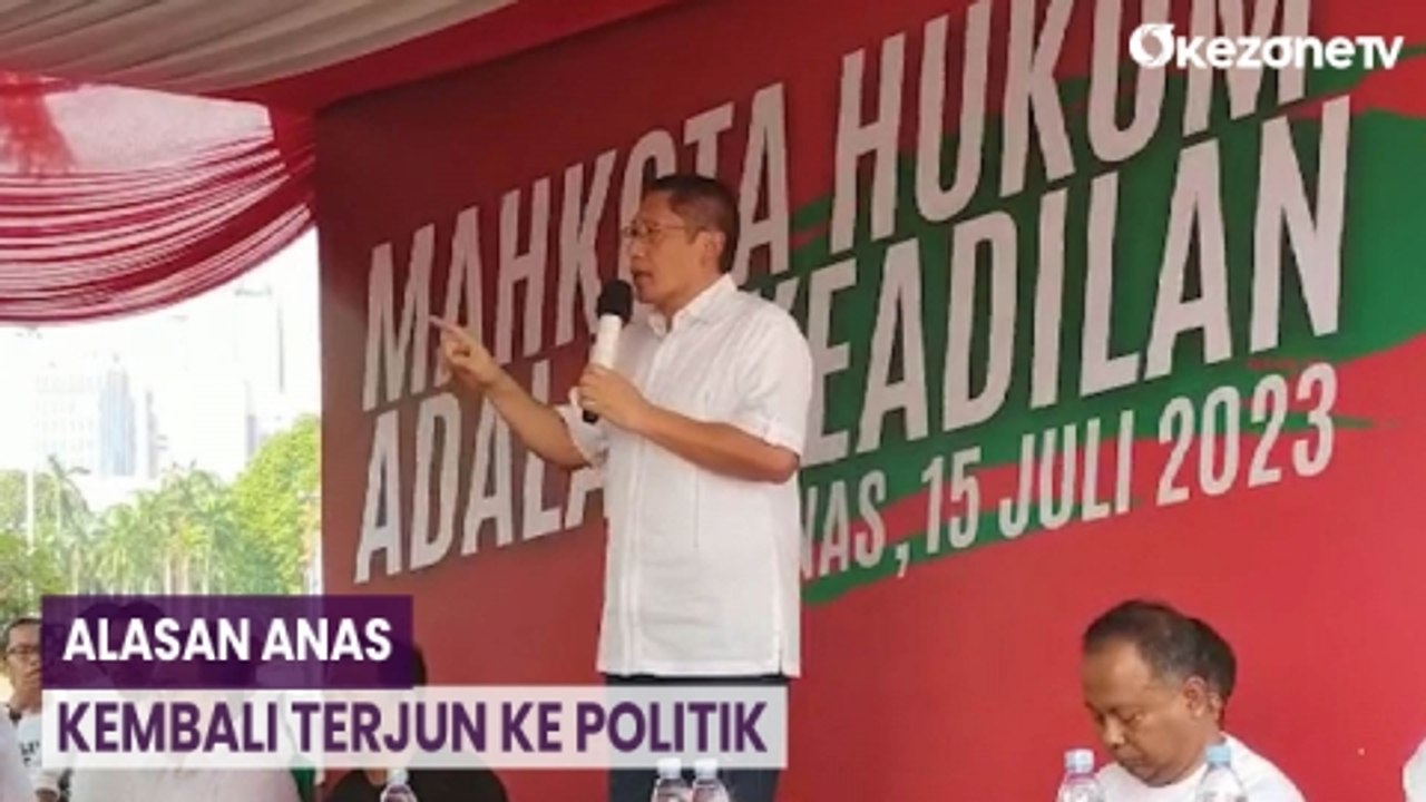 Alasan Anas Urbaningrum Kembali Terjun ke Politik Usai Bebas dari Penjara