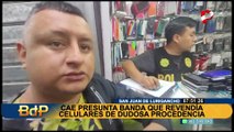 SJL: cae presunta banda criminal que revendía celulares de dudosa procedencia