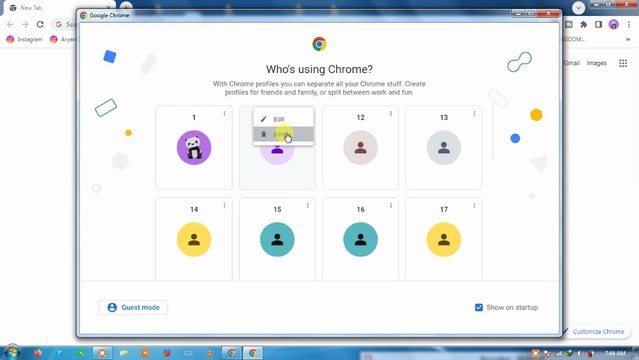 Chrome Guest Account Delete / how to recover google guest account