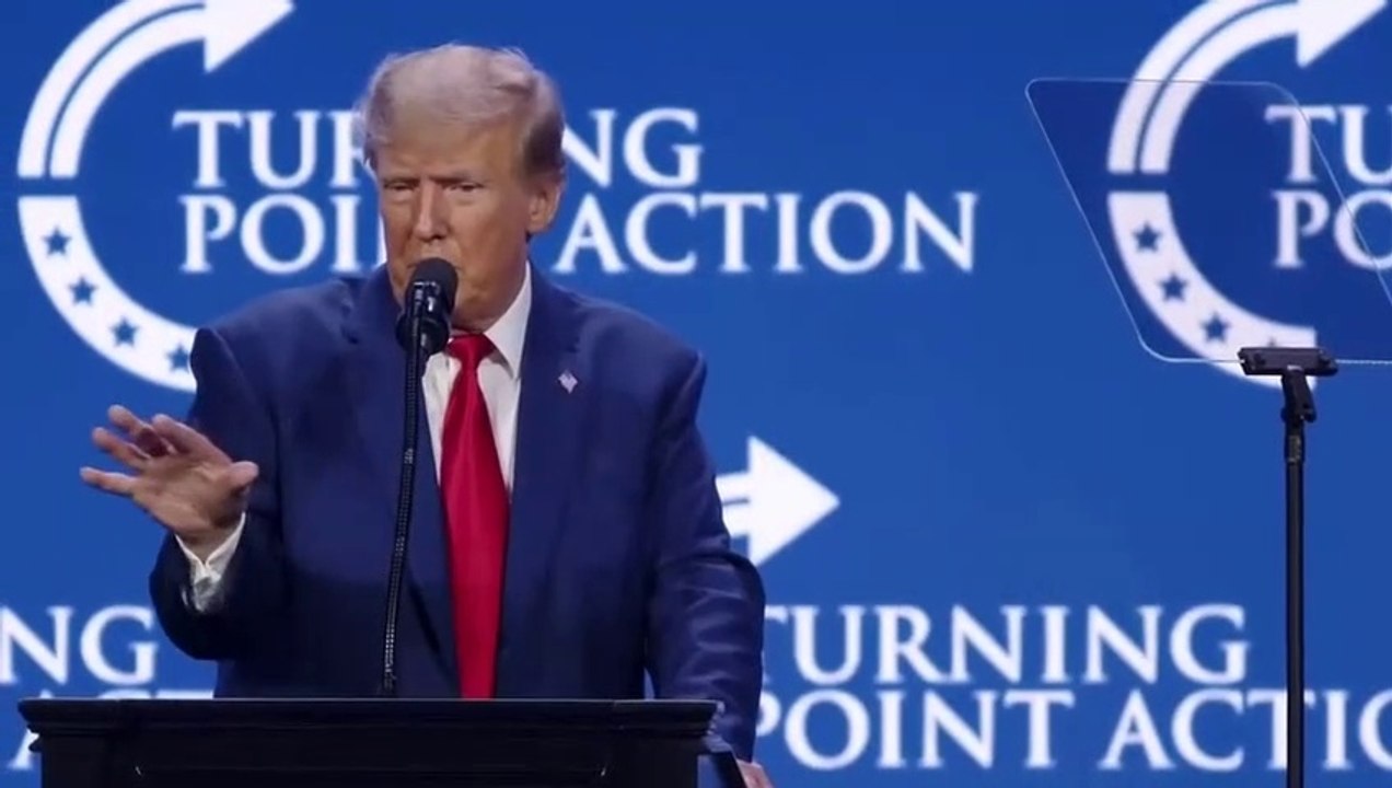 President Trump speaks at Turning Point Action Conference 2023 in Palm Beach, FL