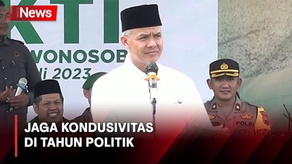 Orasi Ganjar di Wonosobo, Ajak GP Ansor Bersama-sama Jaga Kondusivitas di Tahun Politik